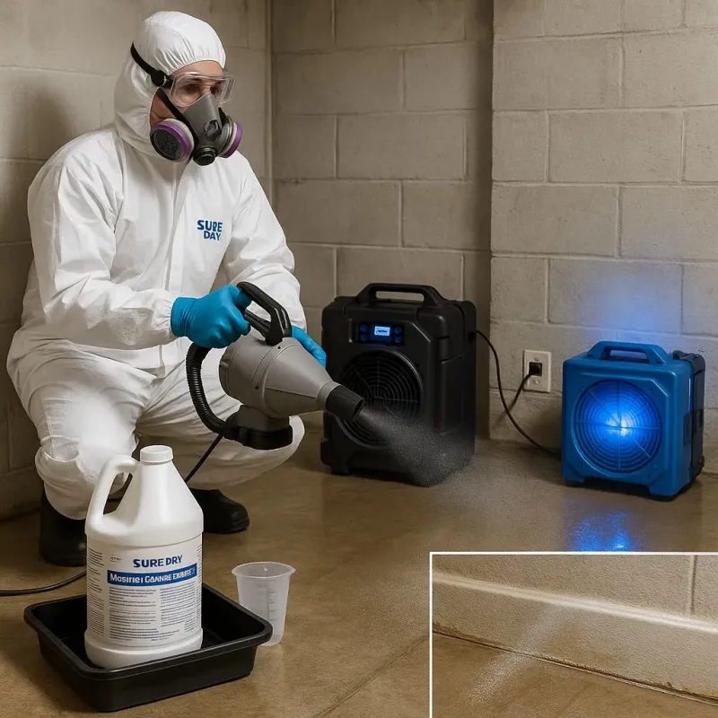 Sanitization and Odor Removal process in Minden, LA
