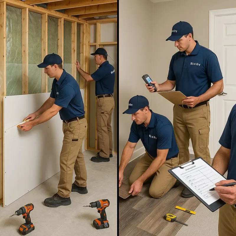 Repairs and Reconstruction process in Minden, LA